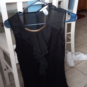 H&M black dress shirt size M